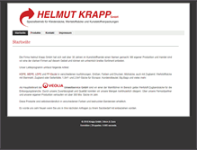 Tablet Screenshot of krapp-gmbh.de